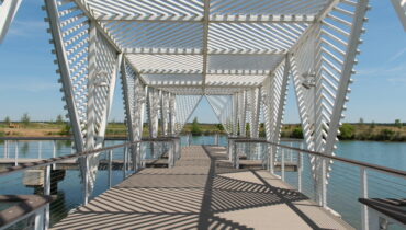 White Bridge overlooking Berkeley County waterfront