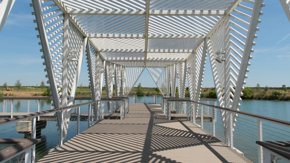 White Bridge overlooking Berkeley County waterfront