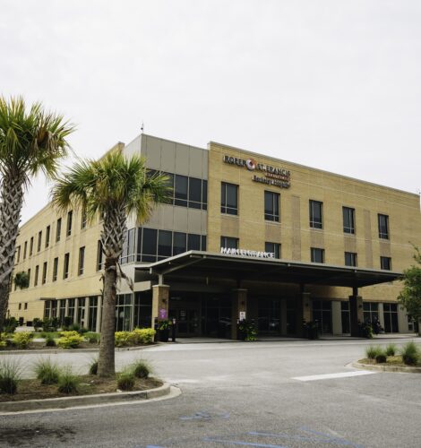 The exterior of Roper St. Francis Berkeley hospital in South Carolina.