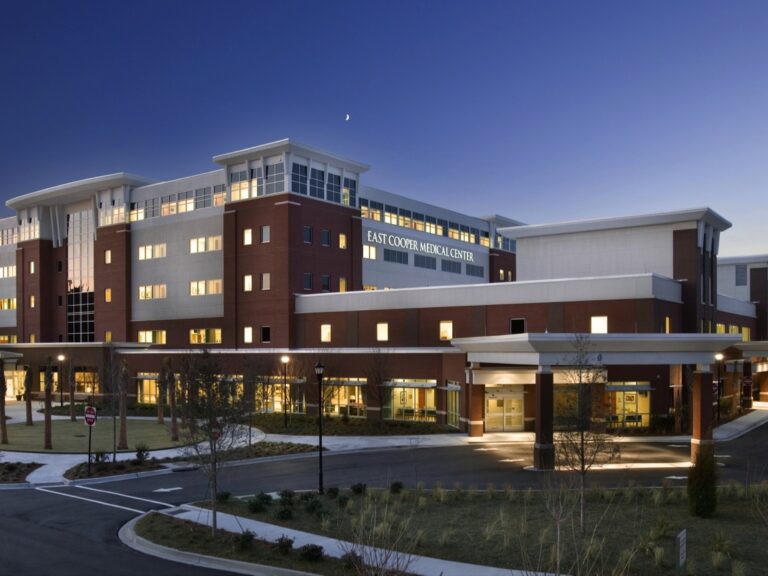 The exterior of East Cooper Medical Center in South Carolina.