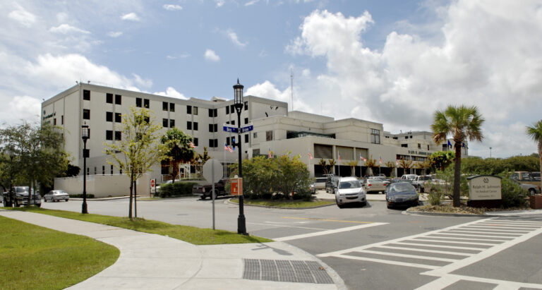 The exterior of Ralph H. Johnson VA Medical Center in South Carolina.