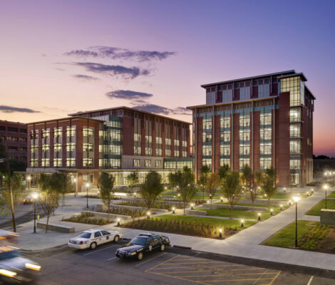 The exterior of the Medical University of South Carolina campus.
